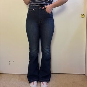 GAP Women's ‘70s Flare High Rise Jeans